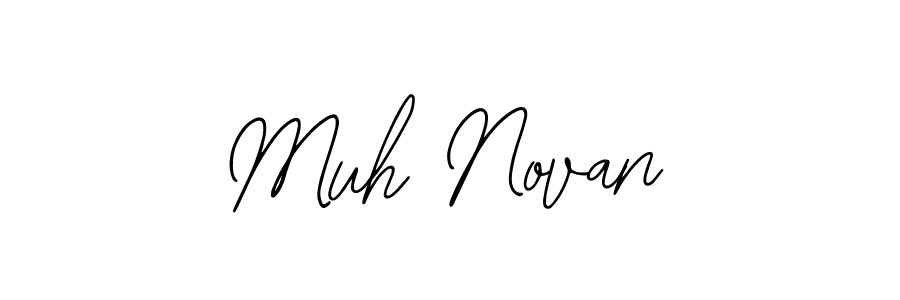 Use a signature maker to create a handwritten signature online. With this signature software, you can design (Bearetta-2O07w) your own signature for name Muh Novan. Muh Novan signature style 12 images and pictures png
