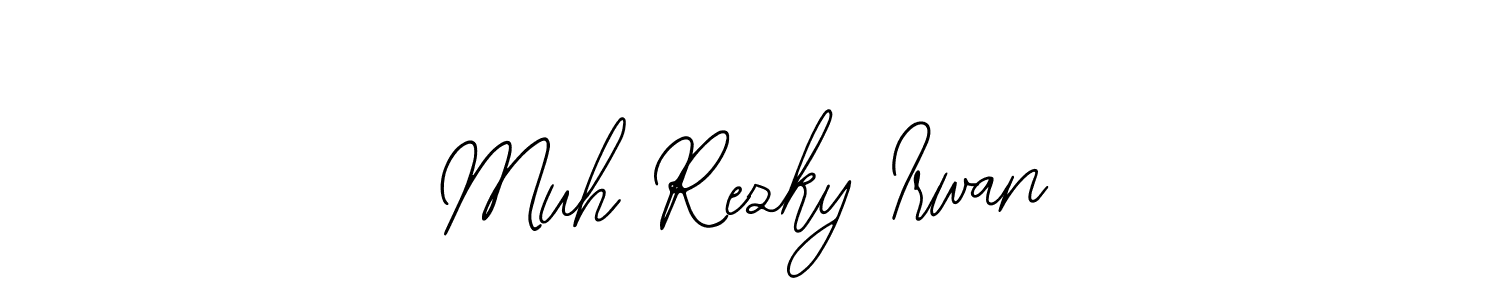 Create a beautiful signature design for name Muh Rezky Irwan. With this signature (Bearetta-2O07w) fonts, you can make a handwritten signature for free. Muh Rezky Irwan signature style 12 images and pictures png