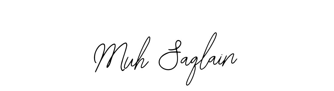 Also You can easily find your signature by using the search form. We will create Muh Saqlain name handwritten signature images for you free of cost using Bearetta-2O07w sign style. Muh Saqlain signature style 12 images and pictures png