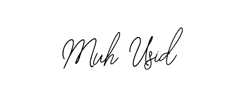 Also You can easily find your signature by using the search form. We will create Muh Usid name handwritten signature images for you free of cost using Bearetta-2O07w sign style. Muh Usid signature style 12 images and pictures png
