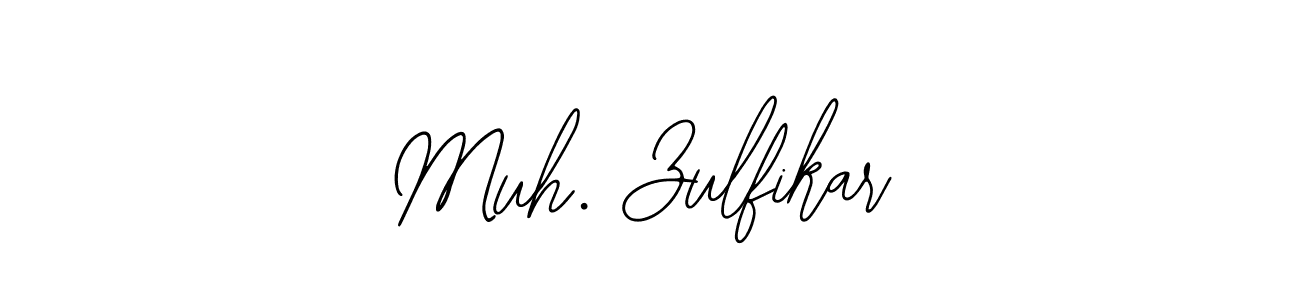 Also You can easily find your signature by using the search form. We will create Muh. Zulfikar name handwritten signature images for you free of cost using Bearetta-2O07w sign style. Muh. Zulfikar signature style 12 images and pictures png