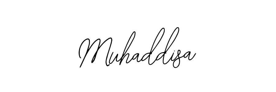 Muhaddisa stylish signature style. Best Handwritten Sign (Bearetta-2O07w) for my name. Handwritten Signature Collection Ideas for my name Muhaddisa. Muhaddisa signature style 12 images and pictures png