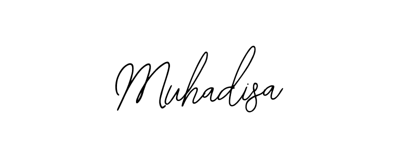 Design your own signature with our free online signature maker. With this signature software, you can create a handwritten (Bearetta-2O07w) signature for name Muhadisa. Muhadisa signature style 12 images and pictures png