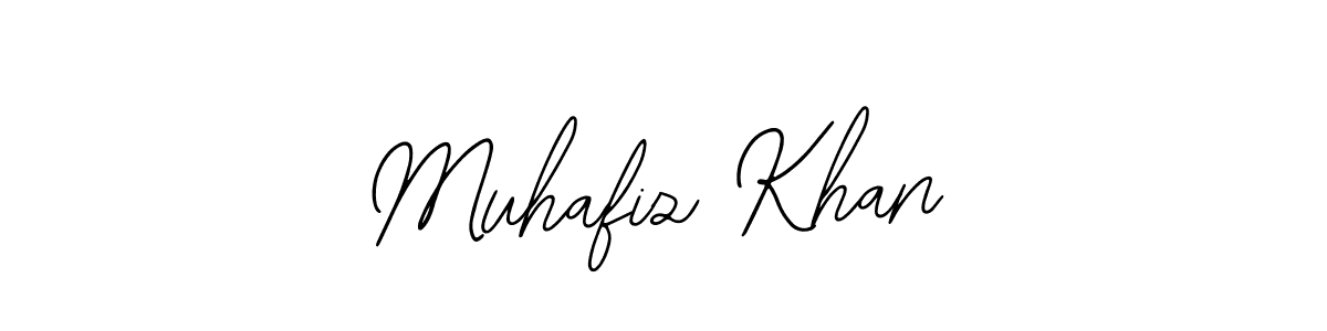Similarly Bearetta-2O07w is the best handwritten signature design. Signature creator online .You can use it as an online autograph creator for name Muhafiz Khan. Muhafiz Khan signature style 12 images and pictures png