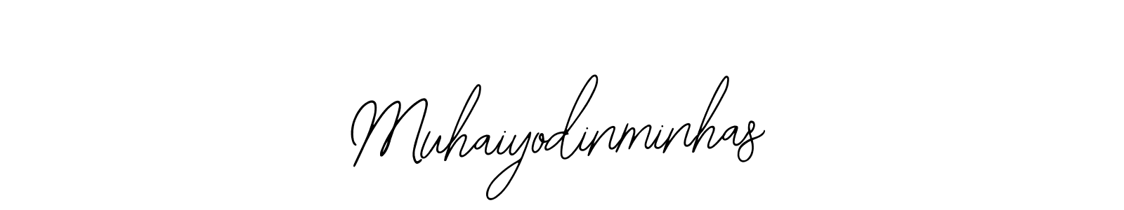 Muhaiyodinminhas stylish signature style. Best Handwritten Sign (Bearetta-2O07w) for my name. Handwritten Signature Collection Ideas for my name Muhaiyodinminhas. Muhaiyodinminhas signature style 12 images and pictures png