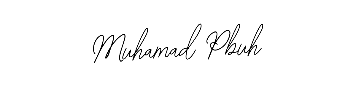 Also You can easily find your signature by using the search form. We will create Muhamad Pbuh name handwritten signature images for you free of cost using Bearetta-2O07w sign style. Muhamad Pbuh signature style 12 images and pictures png