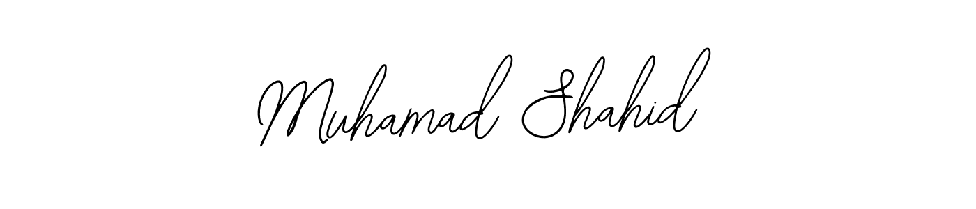 Create a beautiful signature design for name Muhamad Shahid. With this signature (Bearetta-2O07w) fonts, you can make a handwritten signature for free. Muhamad Shahid signature style 12 images and pictures png