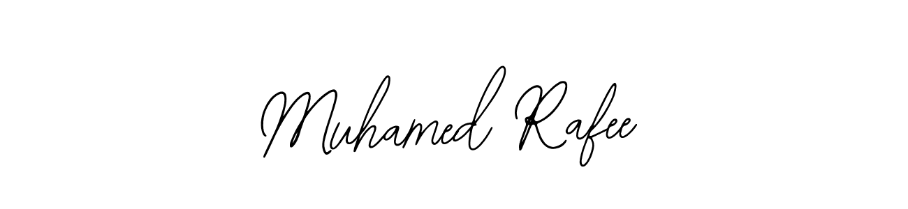 How to make Muhamed Rafee name signature. Use Bearetta-2O07w style for creating short signs online. This is the latest handwritten sign. Muhamed Rafee signature style 12 images and pictures png