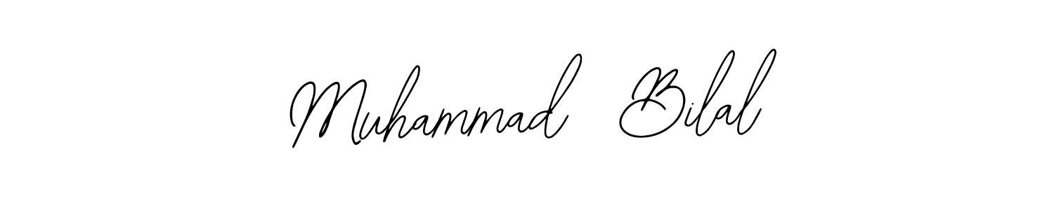 This is the best signature style for the Muhammad  Bilal name. Also you like these signature font (Bearetta-2O07w). Mix name signature. Muhammad  Bilal signature style 12 images and pictures png