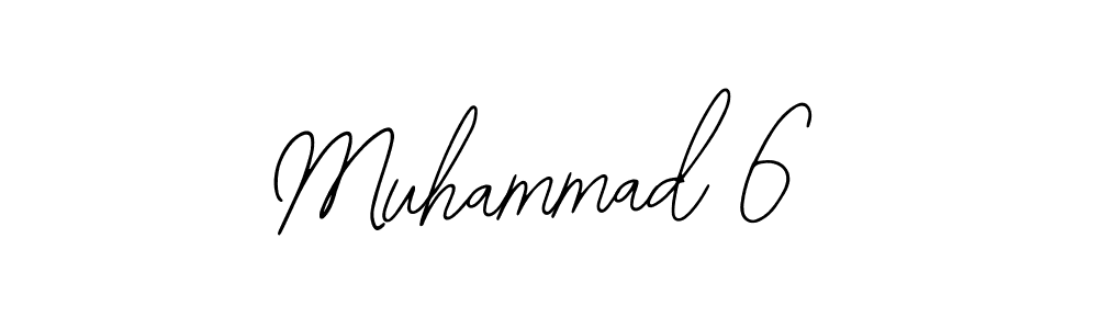 How to Draw Muhammad 6 signature style? Bearetta-2O07w is a latest design signature styles for name Muhammad 6. Muhammad 6 signature style 12 images and pictures png