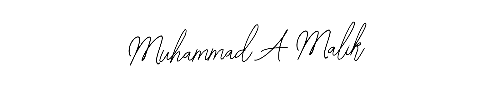 Also we have Muhammad A Malik name is the best signature style. Create professional handwritten signature collection using Bearetta-2O07w autograph style. Muhammad A Malik signature style 12 images and pictures png