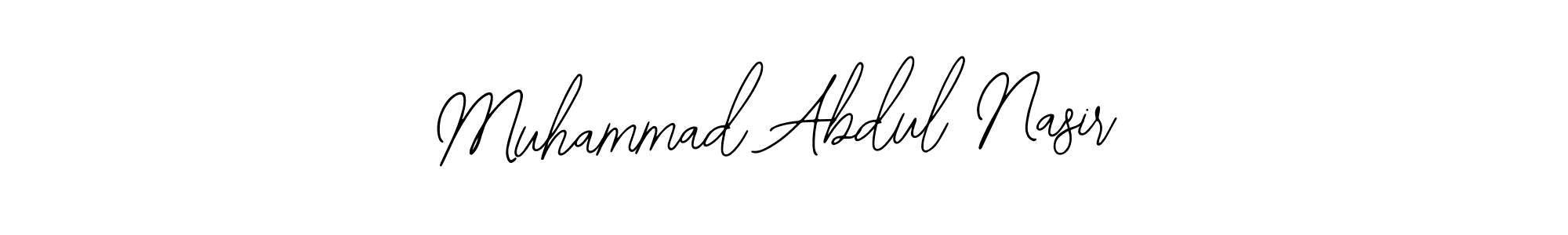 Create a beautiful signature design for name Muhammad Abdul Nasir. With this signature (Bearetta-2O07w) fonts, you can make a handwritten signature for free. Muhammad Abdul Nasir signature style 12 images and pictures png