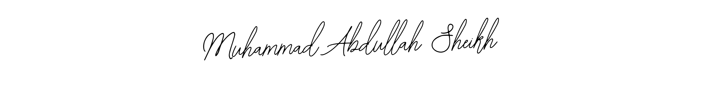 Also You can easily find your signature by using the search form. We will create Muhammad Abdullah Sheikh name handwritten signature images for you free of cost using Bearetta-2O07w sign style. Muhammad Abdullah Sheikh signature style 12 images and pictures png