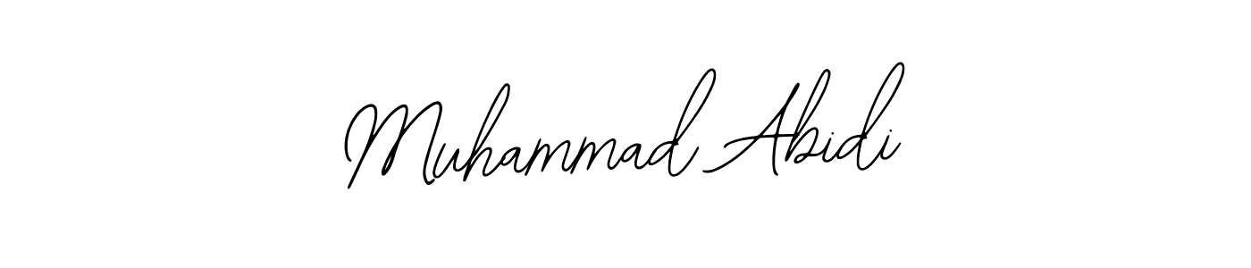How to make Muhammad Abidi name signature. Use Bearetta-2O07w style for creating short signs online. This is the latest handwritten sign. Muhammad Abidi signature style 12 images and pictures png