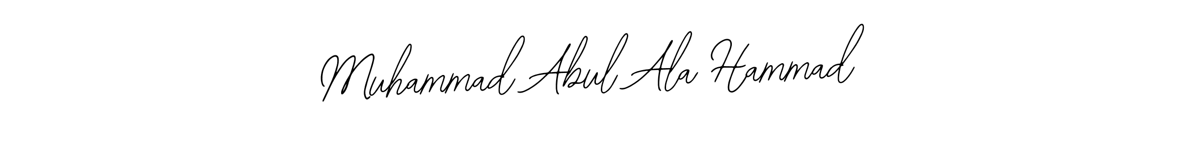 Make a short Muhammad Abul Ala Hammad signature style. Manage your documents anywhere anytime using Bearetta-2O07w. Create and add eSignatures, submit forms, share and send files easily. Muhammad Abul Ala Hammad signature style 12 images and pictures png