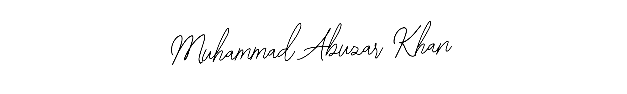 Muhammad Abuzar Khan stylish signature style. Best Handwritten Sign (Bearetta-2O07w) for my name. Handwritten Signature Collection Ideas for my name Muhammad Abuzar Khan. Muhammad Abuzar Khan signature style 12 images and pictures png