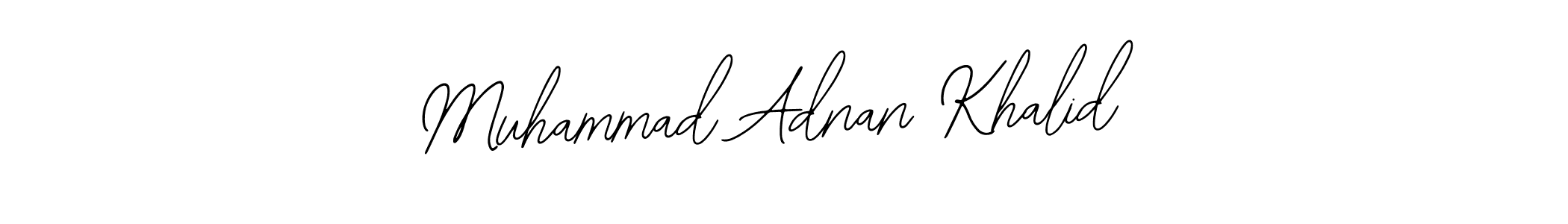 How to make Muhammad Adnan Khalid name signature. Use Bearetta-2O07w style for creating short signs online. This is the latest handwritten sign. Muhammad Adnan Khalid signature style 12 images and pictures png