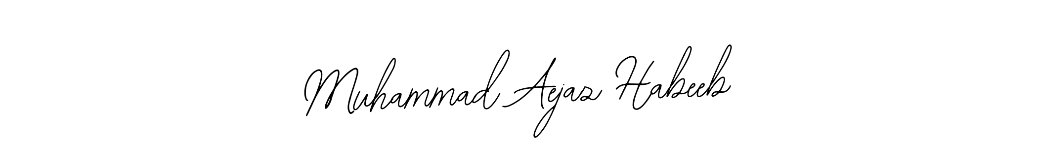 Make a beautiful signature design for name Muhammad Aejaz Habeeb. Use this online signature maker to create a handwritten signature for free. Muhammad Aejaz Habeeb signature style 12 images and pictures png