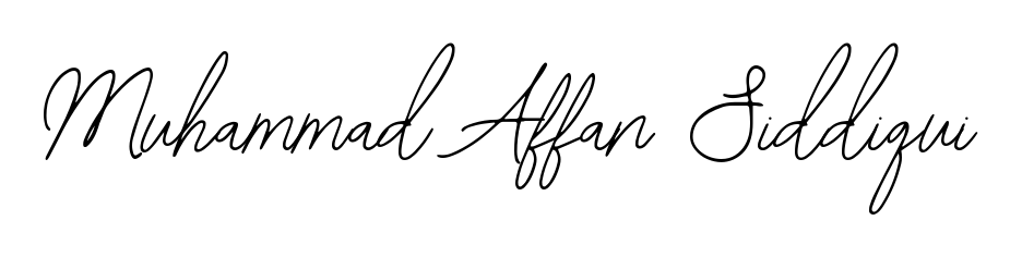 A modern signature idea for name Muhammad Affan Siddiqui using Bearetta-2O07w font. Clean strokes and elegant curves make it stand out instantly. Muhammad Affan Siddiqui signature style 12 images and pictures png