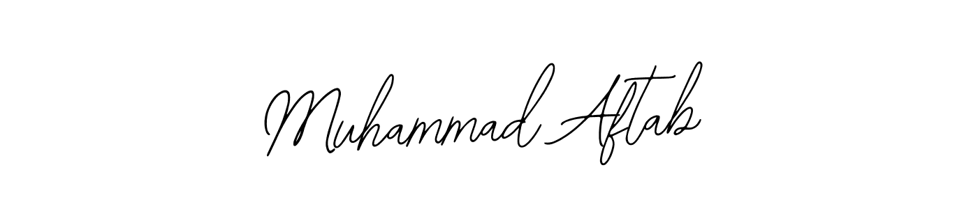 Also we have Muhammad Aftab name is the best signature style. Create professional handwritten signature collection using Bearetta-2O07w autograph style. Muhammad Aftab signature style 12 images and pictures png
