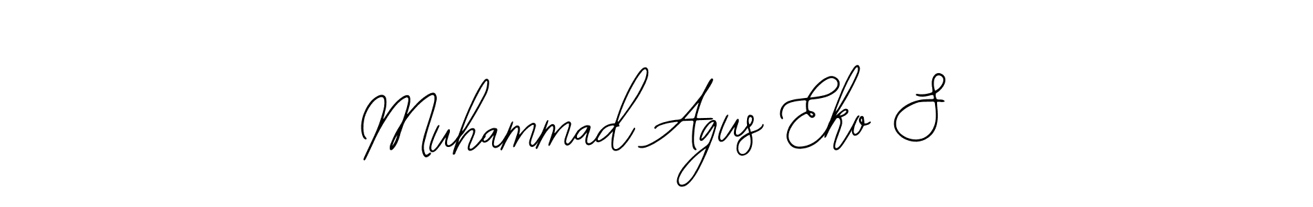 Design your own signature with our free online signature maker. With this signature software, you can create a handwritten (Bearetta-2O07w) signature for name Muhammad Agus Eko S. Muhammad Agus Eko S signature style 12 images and pictures png