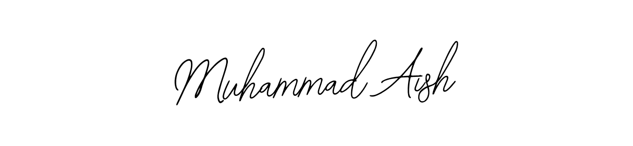Similarly Bearetta-2O07w is the best handwritten signature design. Signature creator online .You can use it as an online autograph creator for name Muhammad Aish. Muhammad Aish signature style 12 images and pictures png