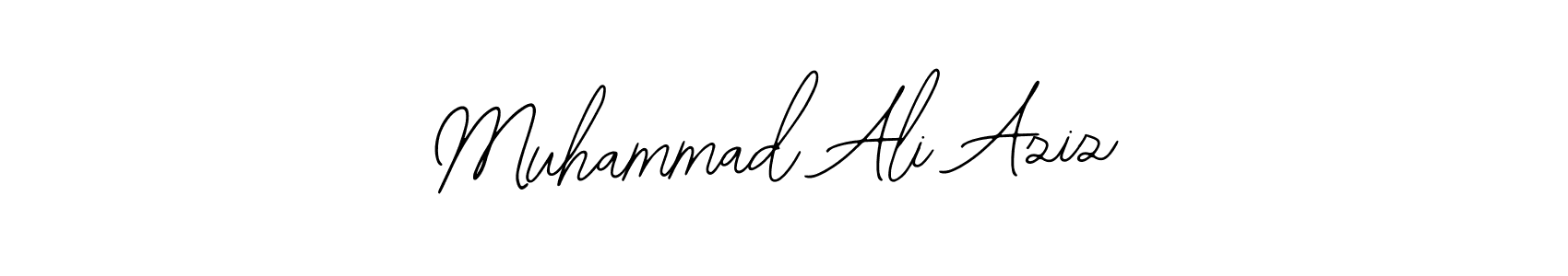 You should practise on your own different ways (Bearetta-2O07w) to write your name (Muhammad Ali Aziz) in signature. don't let someone else do it for you. Muhammad Ali Aziz signature style 12 images and pictures png