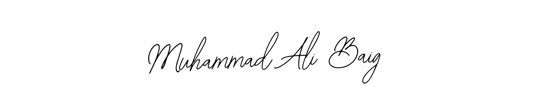 The best way (Bearetta-2O07w) to make a short signature is to pick only two or three words in your name. The name Muhammad Ali Baig include a total of six letters. For converting this name. Muhammad Ali Baig signature style 12 images and pictures png