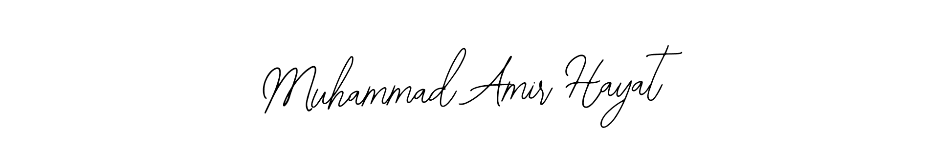 Design your own signature with our free online signature maker. With this signature software, you can create a handwritten (Bearetta-2O07w) signature for name Muhammad Amir Hayat. Muhammad Amir Hayat signature style 12 images and pictures png