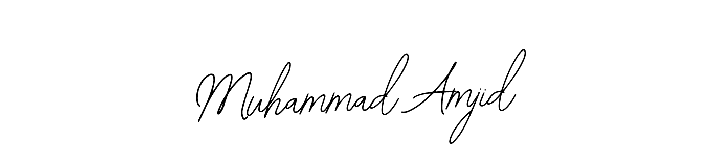 Similarly Bearetta-2O07w is the best handwritten signature design. Signature creator online .You can use it as an online autograph creator for name Muhammad Amjid. Muhammad Amjid signature style 12 images and pictures png
