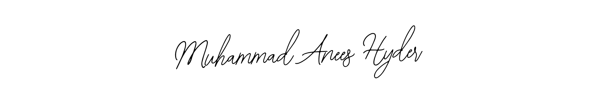 Bearetta-2O07w is a professional signature style that is perfect for those who want to add a touch of class to their signature. It is also a great choice for those who want to make their signature more unique. Get Muhammad Anees Hyder name to fancy signature for free. Muhammad Anees Hyder signature style 12 images and pictures png