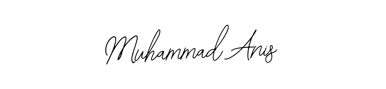 if you are searching for the best signature style for your name Muhammad Anis. so please give up your signature search. here we have designed multiple signature styles  using Bearetta-2O07w. Muhammad Anis signature style 12 images and pictures png