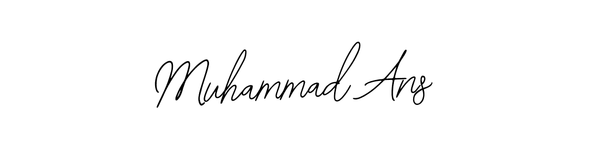 How to make Muhammad Ans name signature. Use Bearetta-2O07w style for creating short signs online. This is the latest handwritten sign. Muhammad Ans signature style 12 images and pictures png