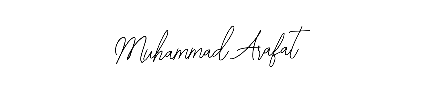 The best way (Bearetta-2O07w) to make a short signature is to pick only two or three words in your name. The name Muhammad Arafat include a total of six letters. For converting this name. Muhammad Arafat signature style 12 images and pictures png