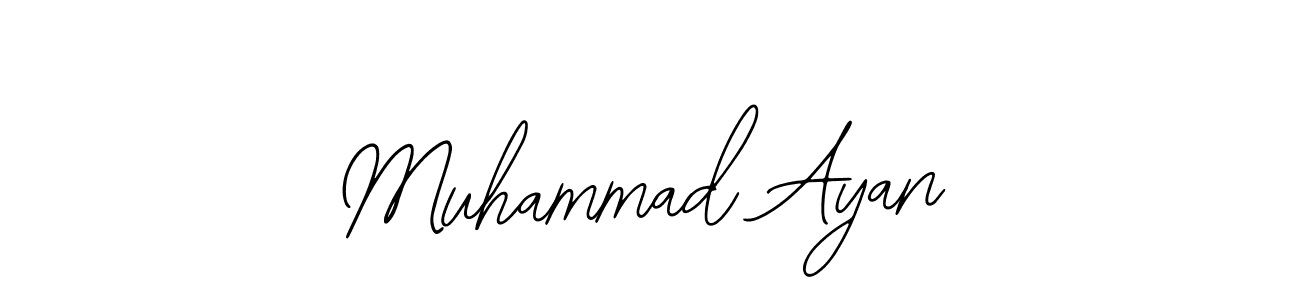 Make a beautiful signature design for name Muhammad Ayan. With this signature (Bearetta-2O07w) style, you can create a handwritten signature for free. Muhammad Ayan signature style 12 images and pictures png