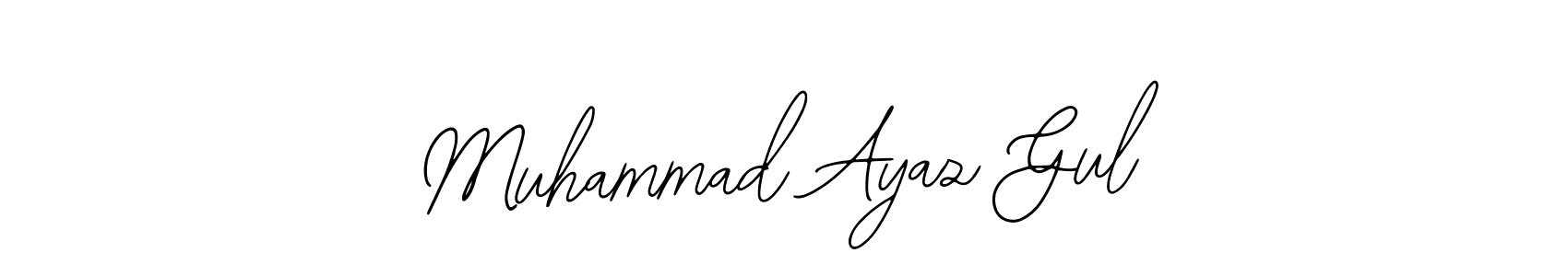 How to make Muhammad Ayaz Gul name signature. Use Bearetta-2O07w style for creating short signs online. This is the latest handwritten sign. Muhammad Ayaz Gul signature style 12 images and pictures png
