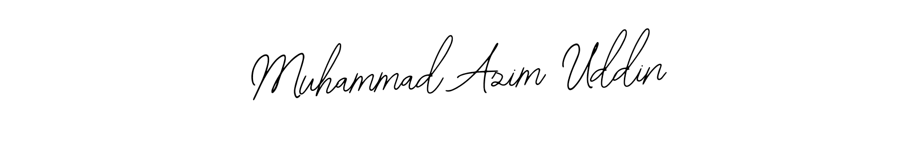 Use a signature maker to create a handwritten signature online. With this signature software, you can design (Bearetta-2O07w) your own signature for name Muhammad Azim Uddin. Muhammad Azim Uddin signature style 12 images and pictures png