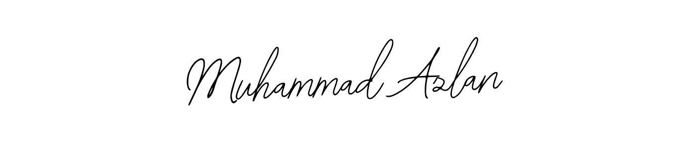 How to make Muhammad Azlan name signature. Use Bearetta-2O07w style for creating short signs online. This is the latest handwritten sign. Muhammad Azlan signature style 12 images and pictures png