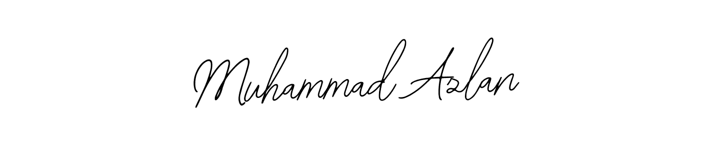 Use a signature maker to create a handwritten signature online. With this signature software, you can design (Bearetta-2O07w) your own signature for name Muhammad Azlan. Muhammad Azlan signature style 12 images and pictures png