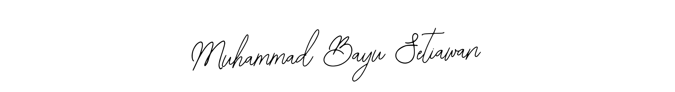 How to make Muhammad Bayu Setiawan signature? Bearetta-2O07w is a professional autograph style. Create handwritten signature for Muhammad Bayu Setiawan name. Muhammad Bayu Setiawan signature style 12 images and pictures png