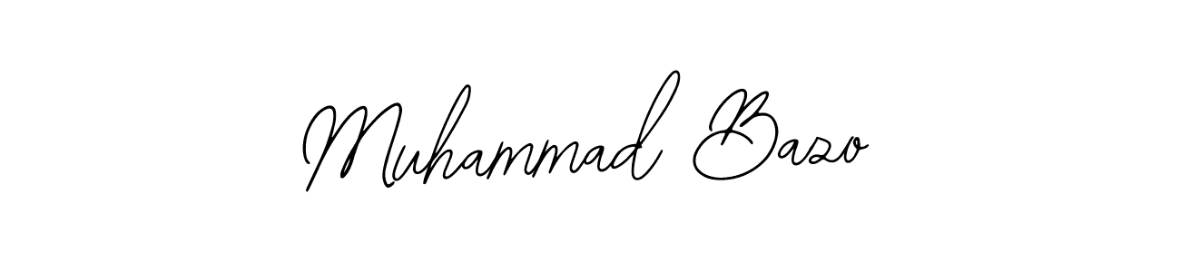 Use a signature maker to create a handwritten signature online. With this signature software, you can design (Bearetta-2O07w) your own signature for name Muhammad Bazo. Muhammad Bazo signature style 12 images and pictures png