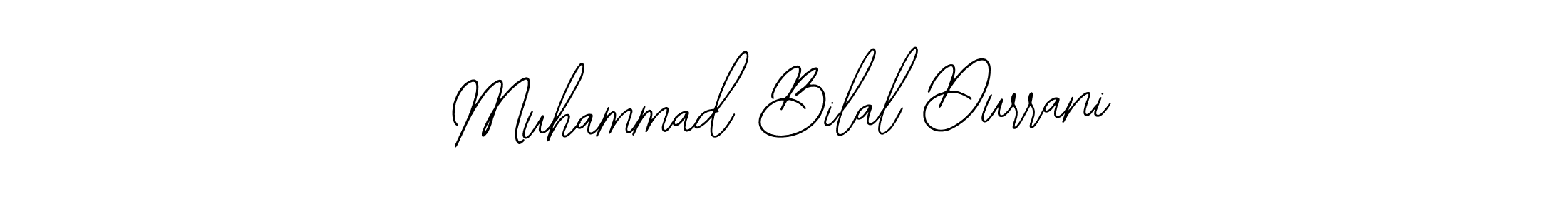 Similarly Bearetta-2O07w is the best handwritten signature design. Signature creator online .You can use it as an online autograph creator for name Muhammad Bilal Durrani. Muhammad Bilal Durrani signature style 12 images and pictures png