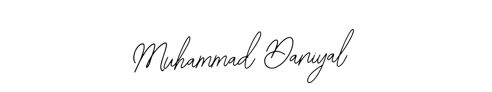 You should practise on your own different ways (Bearetta-2O07w) to write your name (Muhammad Daniyal) in signature. don't let someone else do it for you. Muhammad Daniyal signature style 12 images and pictures png
