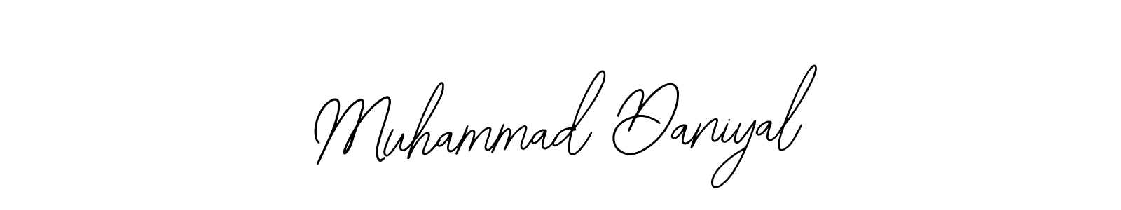 You should practise on your own different ways (Bearetta-2O07w) to write your name (Muhammad Daniyal) in signature. don't let someone else do it for you. Muhammad Daniyal signature style 12 images and pictures png