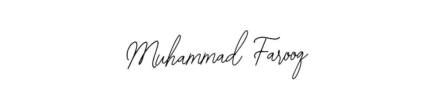 Similarly Bearetta-2O07w is the best handwritten signature design. Signature creator online .You can use it as an online autograph creator for name Muhammad Farooq. Muhammad Farooq signature style 12 images and pictures png