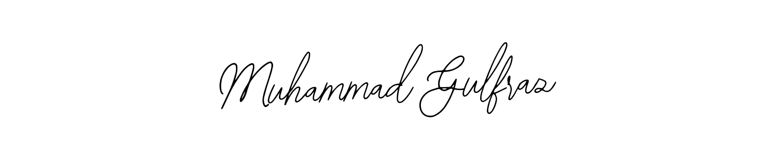 How to make Muhammad Gulfraz name signature. Use Bearetta-2O07w style for creating short signs online. This is the latest handwritten sign. Muhammad Gulfraz signature style 12 images and pictures png