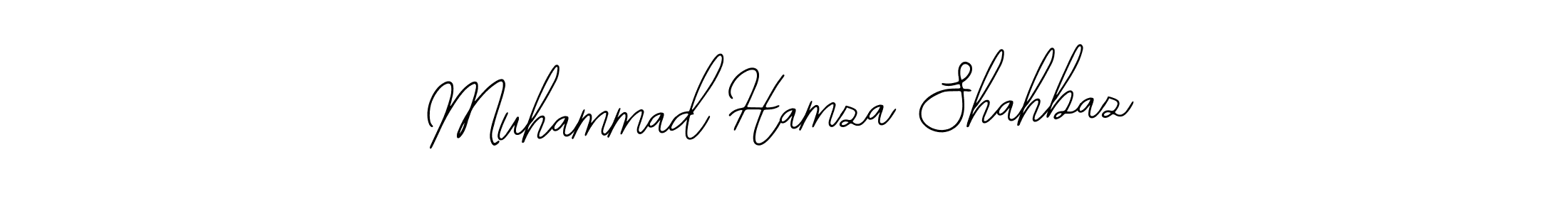 It looks lik you need a new signature style for name Muhammad Hamza Shahbaz. Design unique handwritten (Bearetta-2O07w) signature with our free signature maker in just a few clicks. Muhammad Hamza Shahbaz signature style 12 images and pictures png