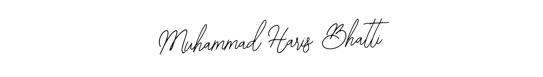 Design your own signature with our free online signature maker. With this signature software, you can create a handwritten (Bearetta-2O07w) signature for name Muhammad Haris Bhatti. Muhammad Haris Bhatti signature style 12 images and pictures png