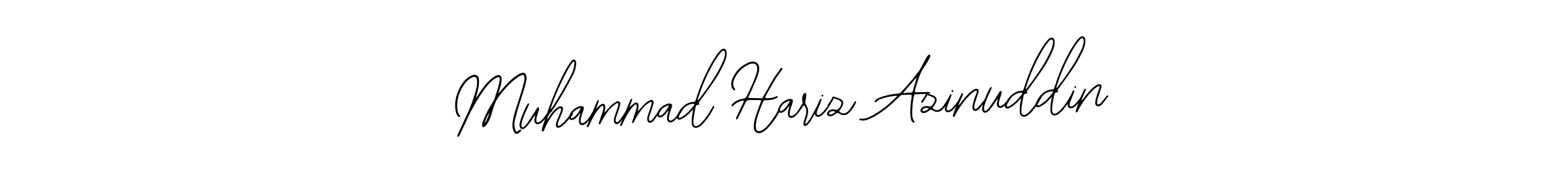 Bearetta-2O07w is a professional signature style that is perfect for those who want to add a touch of class to their signature. It is also a great choice for those who want to make their signature more unique. Get Muhammad Hariz Azinuddin name to fancy signature for free. Muhammad Hariz Azinuddin signature style 12 images and pictures png
