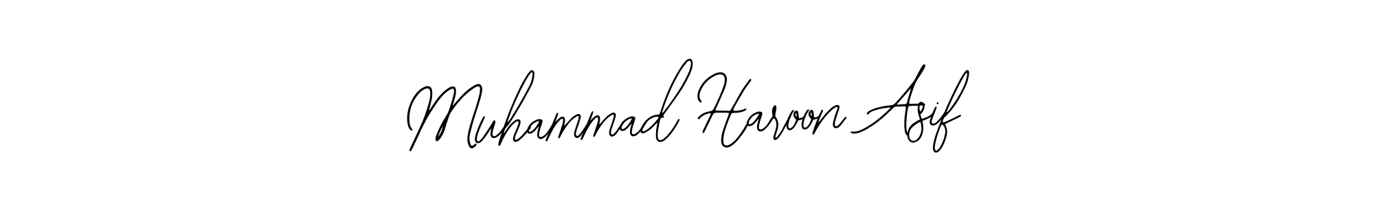 Similarly Bearetta-2O07w is the best handwritten signature design. Signature creator online .You can use it as an online autograph creator for name Muhammad Haroon Asif. Muhammad Haroon Asif signature style 12 images and pictures png